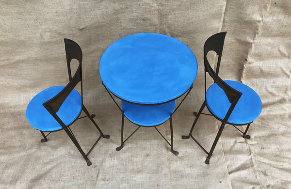 A Late 19th C French Iron Bistro Set