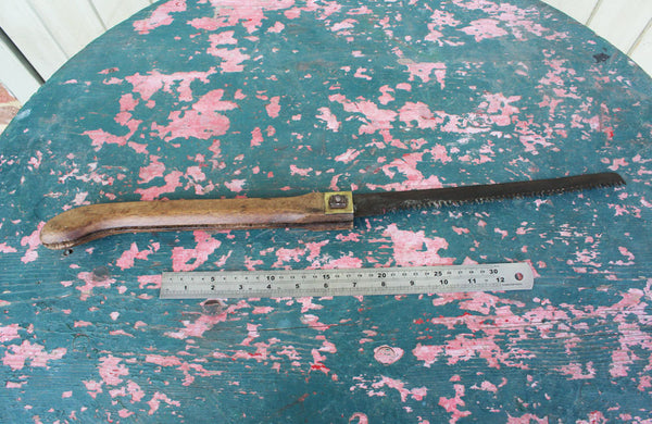 A Vintage Pruning Saw with Beach Wood Handel