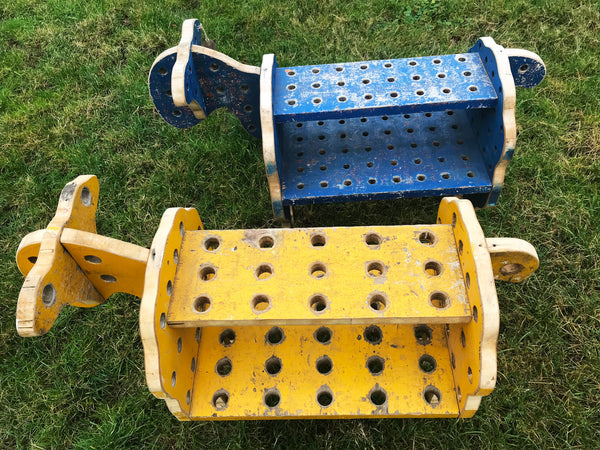 A late 1960's blue painted wooden sheep by a French artist