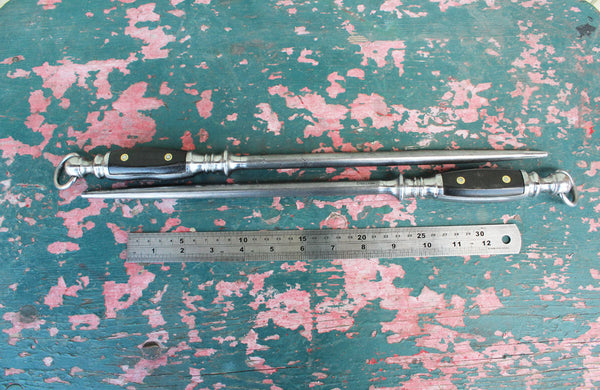 An Unusual Pair of Knife Steels