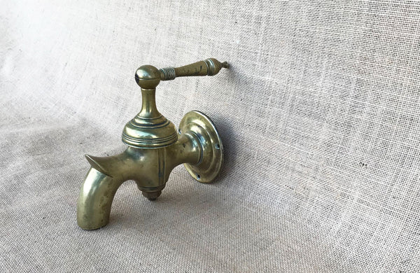 A Late 19th C English Brass Tap