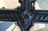 A Late 19th C Cast Iron Bench