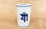 A Blue and White Pottery Cylindrical Vase