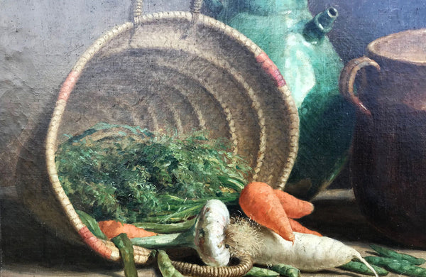 An Early 20th C French Oil on Canvas Still Life