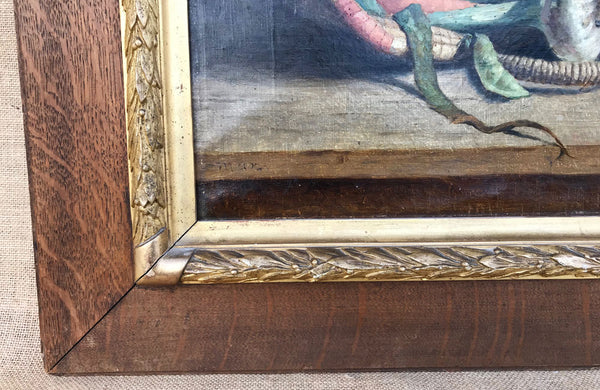 An Early 20th C French Oil on Canvas Still Life