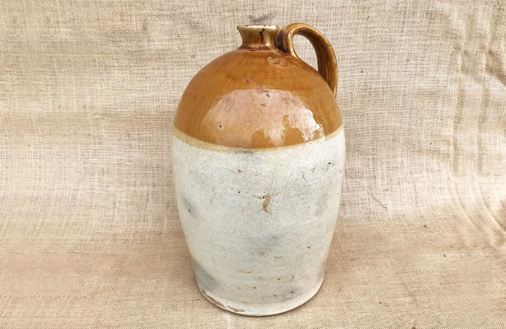 A Glazed Pottery Flagon Stamped ‘Price Bristol’