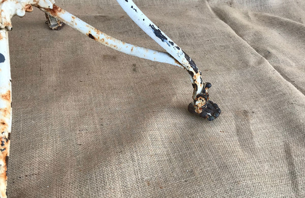 A Pair of Late 19th C Arras Painted Garden Chairs