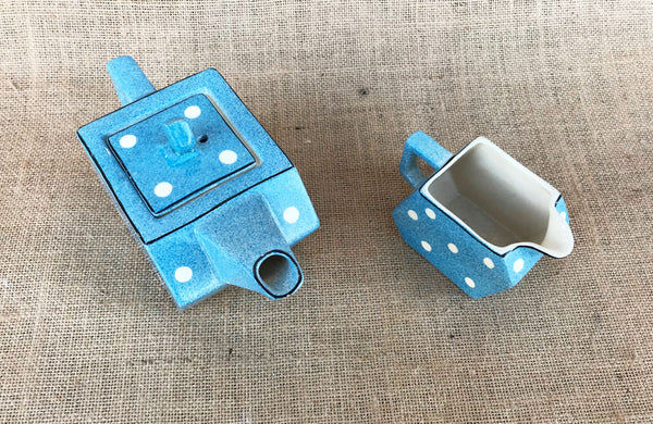 Art Deco Style Teapot and Milk Jug by Midwinter England