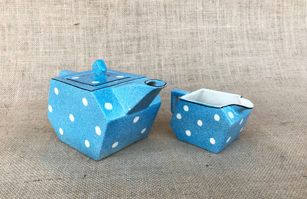 Art Deco Style Teapot and Milk Jug by Midwinter England