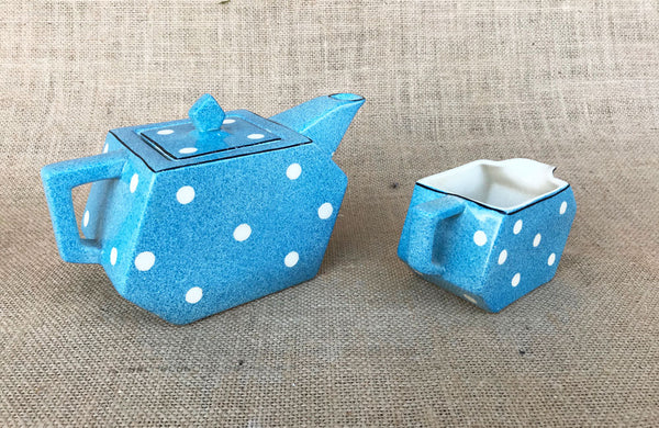 Art Deco Style Teapot and Milk Jug by Midwinter England