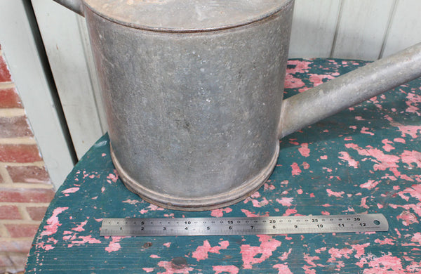 Galvanised Haws no.2 Long Reach Watering Can with Brass Rose