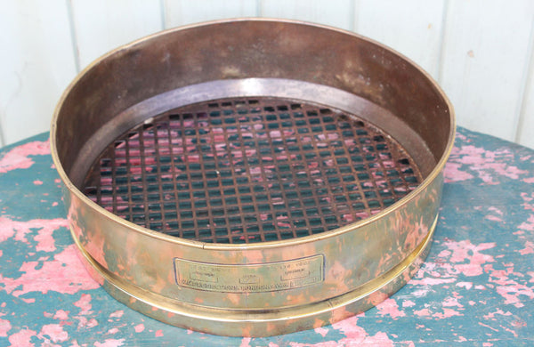 Industrial Brass & Iron Sieve