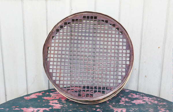 Industrial Brass & Iron Sieve