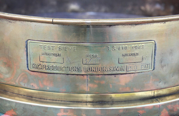 Industrial Brass & Iron Sieve