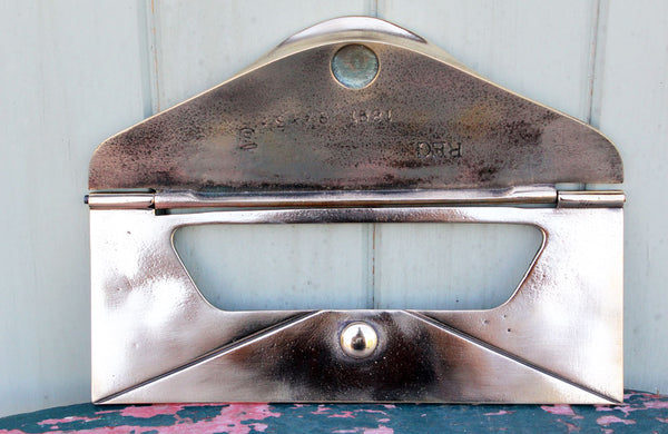 Very Rare Brass Envelope Letter Box