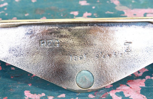 Very Rare Brass Envelope Letter Box