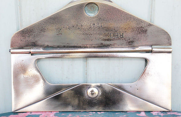 Very Rare Brass Envelope Letter Box
