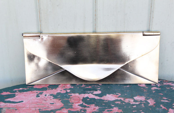 Very Rare Brass Envelope Letter Box