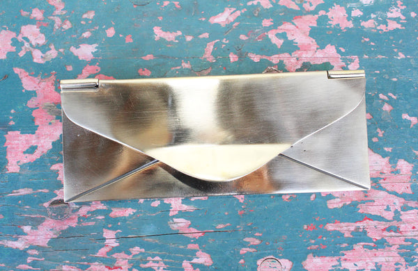 Very Rare Brass Envelope Letter Box