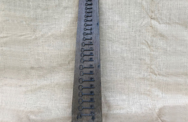 A Group of 27 Graduated Georgian Steel Keys