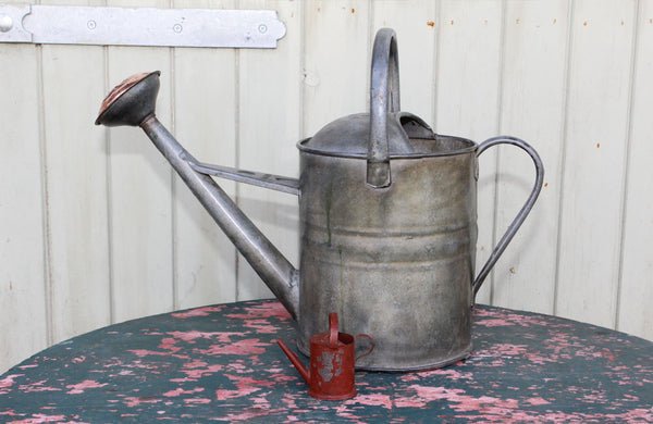 A Tiny Painted Tin Watering Can
