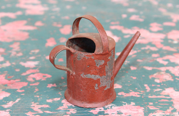 A Tiny Painted Tin Watering Can