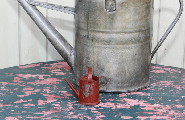 A Tiny Painted Tin Watering Can