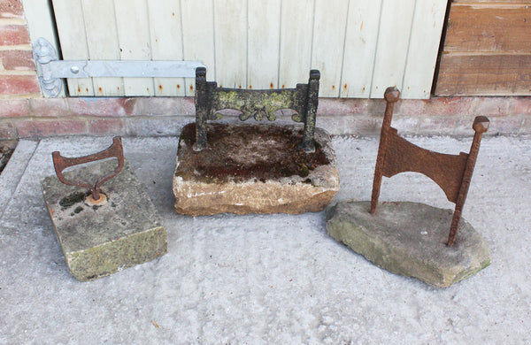 A Georgian Iron Boot Scrapper