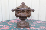 Victorian Cast Iron Lidded Urn