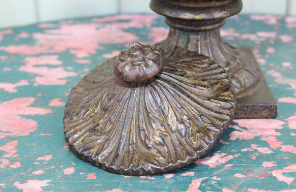 Victorian Cast Iron Lidded Urn