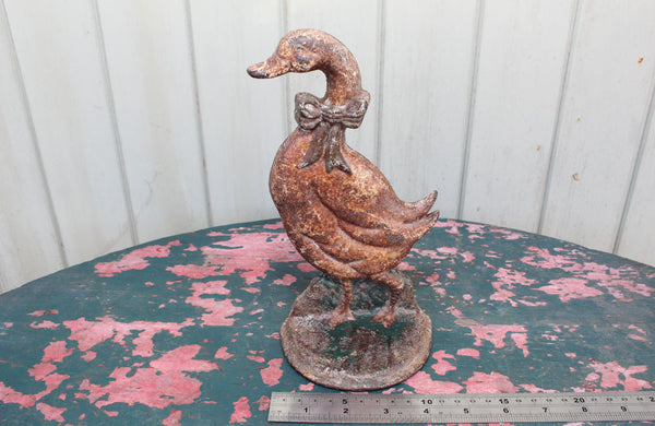 Vintage Cast Iron "Jemima Puddle Duck" Doorstop