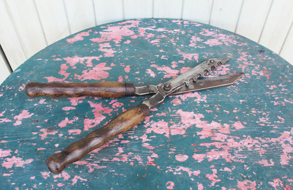 An Unusual Pair of Vintage Shears with Notched Blade