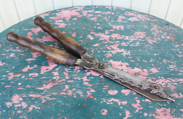 An Unusual Pair of Vintage Shears with Notched Blade