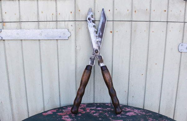 An Unusual Pair of Vintage Shears with Notched Blade