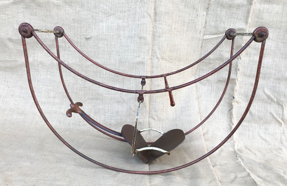 A Vintage Metal Child’s Double Rocker by Triang