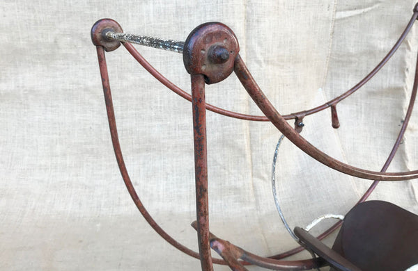 A Vintage Metal Child’s Double Rocker by Triang