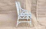 A Mid 20th C Painted Gothic Style Garden Seat