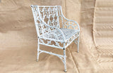 A Mid 20th C Painted Gothic Style Garden Seat