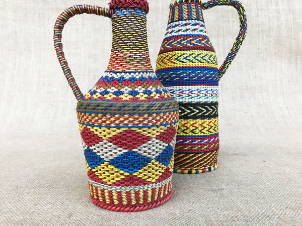 Hungarian plastic covered wire wrapped bottles