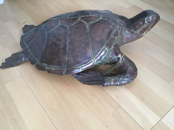 Early 20th century copper turtle