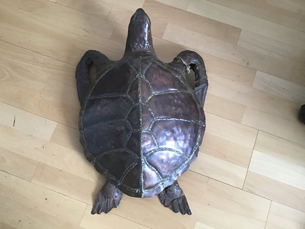 Early 20th century copper turtle