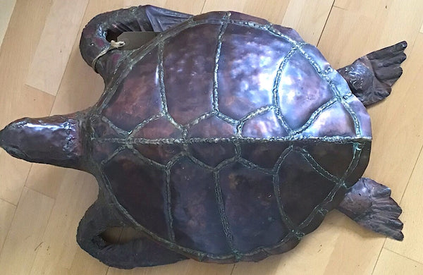 Early 20th century copper turtle