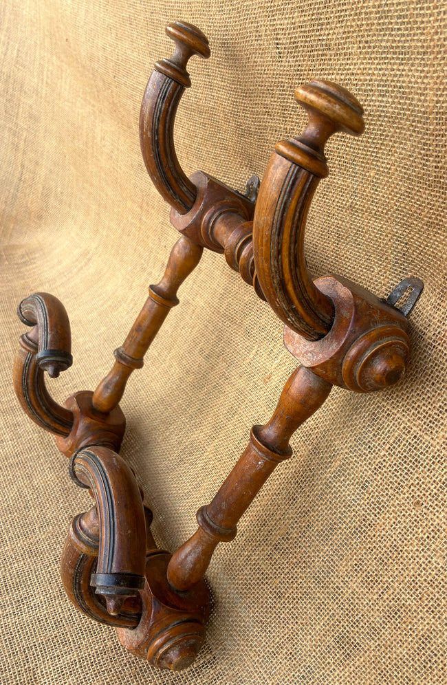 19th Century French Coat and Hat Rack