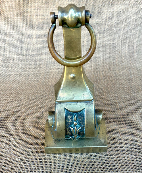 Victorian Brass Doorstop