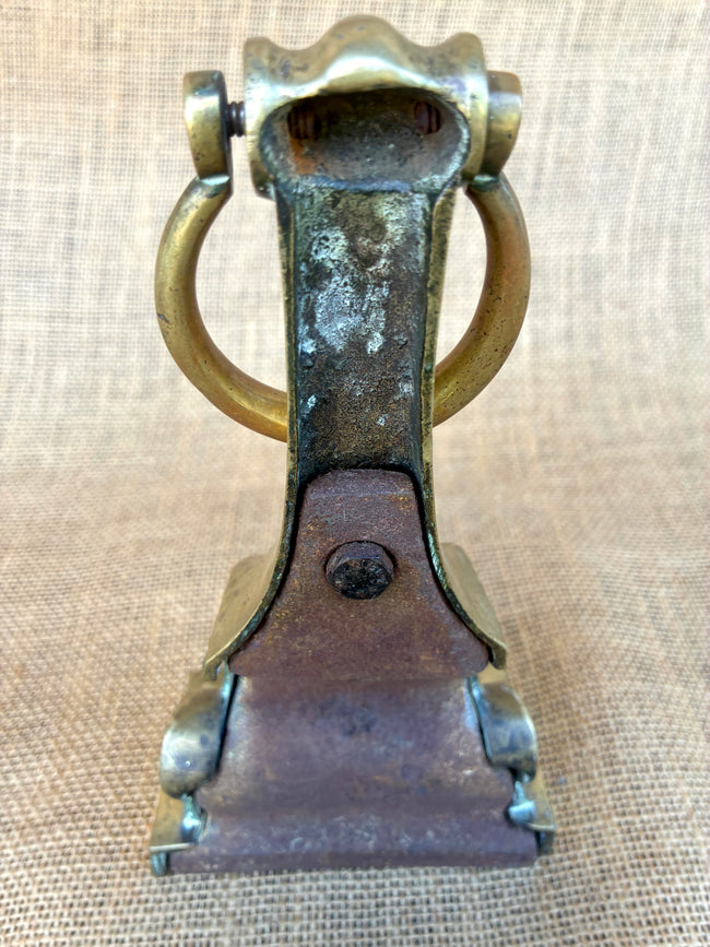 Victorian Brass Doorstop