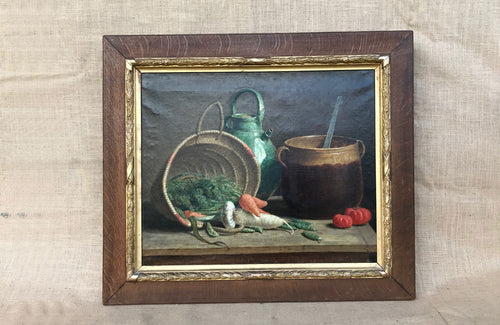 An Early 20th C French Oil on Canvas Still Life