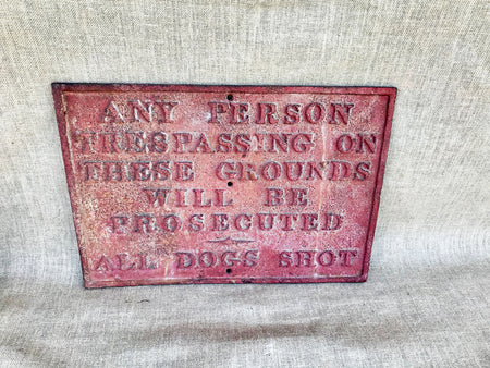 A Painted Railway Sign in Moulded Frame