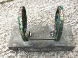 Victorian scrolled cast iron boot scraper