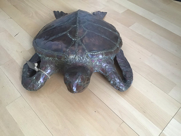 Early 20th century copper turtle